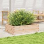 Jardinera de madera maciza de pino 90x60x23 cm de , Maceteros y jardineras - Ref: Foro24-847233, Precio: 61,19 €, Descuento: %