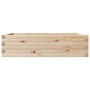 Jardinera de madera maciza de pino 90x60x23 cm de , Maceteros y jardineras - Ref: Foro24-847233, Precio: 61,19 €, Descuento: %