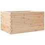 Jardinera de madera maciza de pino 90x60x45,5 cm de , Maceteros y jardineras - Ref: Foro24-847278, Precio: 137,99 €, Descuent...