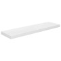 Floating wall shelf glossy white MDF 90x23.5x3.8 cm by vidaXL, Shelves and shelves - Ref: Foro24-323754, Price: 26,63 €, Disc...