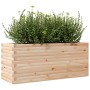 Massive Holzblumenkasten aus Kiefer 110x40x45,5 cm von , Töpfe und Pflanzgefäße - Ref: Foro24-847273, Preis: 112,99 €, Rabatt: %