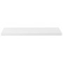 Floating wall shelf glossy white MDF 90x23.5x3.8 cm by vidaXL, Shelves and shelves - Ref: Foro24-323754, Price: 26,63 €, Disc...