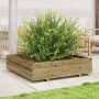 Pine wood planter box, treated, 100x100x26.5 cm by , Pots and planters - Ref: Foro24-847322, Price: 113,03 €, Discount: %