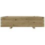 Pine wood planter box, treated, 100x100x26.5 cm by , Pots and planters - Ref: Foro24-847322, Price: 113,03 €, Discount: %