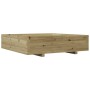 Pine wood planter box, treated, 100x100x26.5 cm by , Pots and planters - Ref: Foro24-847322, Price: 113,03 €, Discount: %