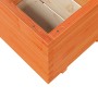 Solid pine wood planter in brown wax 60x60x49.5 cm by , Pots and planters - Ref: Foro24-847360, Price: 123,17 €, Discount: %