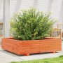 Solid pine wood brown waxed planter 90x90x26.5 cm by , Pots and planters - Ref: Foro24-847315, Price: 111,99 €, Discount: %