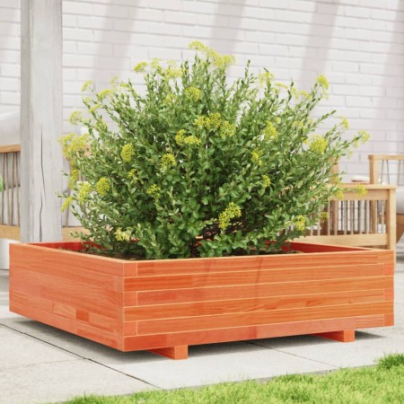 Solid pine wood brown waxed planter 90x90x26.5 cm by , Pots and planters - Ref: Foro24-847315, Price: 111,99 €, Discount: %