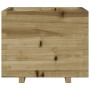 Jardinera madera de pino impregnada 60x60x49,5 cm de , Maceteros y jardineras - Ref: Foro24-847362, Precio: 111,08 €, Descuen...