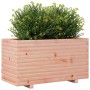 Solid Douglas fir wood planter 90x40x49.5 cm by , Pots and planters - Ref: Foro24-847376, Price: 150,48 €, Discount: %