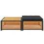 Mesa de jardín con taburete madera maciza de acacia de , Sofás modulares de exterior - Ref: Foro24-367643, Precio: 184,99 €, ...