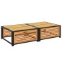 Mesa de jardín con taburete madera maciza de acacia de , Sofás modulares de exterior - Ref: Foro24-367643, Precio: 183,85 €, ...