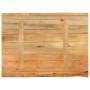 Tablero de mesa borde natural madera maciza mango 80x60x2,5 cm de , Tableros para mesas - Ref: Foro24-370716, Precio: 52,89 €...