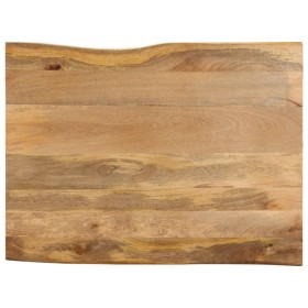 Solid mango wood natural edge table top 90x80x2.5 cm by , Table tops - Ref: Foro24-370723, Price: 86,16 €, Discount: %