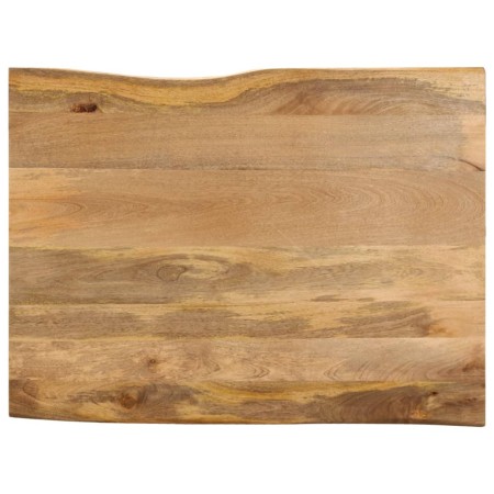 Tablero de mesa borde natural madera maciza mango 90x80x2,5 cm de , Tableros para mesas - Ref: Foro24-370723, Precio: 86,16 €...