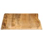 Solid mango wood natural edge table top 90x80x2.5 cm by , Table tops - Ref: Foro24-370723, Price: 86,16 €, Discount: %