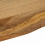 Solid mango wood natural edge table top 90x80x2.5 cm by , Table tops - Ref: Foro24-370723, Price: 86,16 €, Discount: %