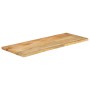 Tablero de mesa borde natural madera maciza mango 140x60x2,5 cm de , Tableros para mesas - Ref: Foro24-370721, Precio: 120,02...