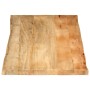 Tablero de mesa borde natural madera maciza mango 140x60x2,5 cm de , Tableros para mesas - Ref: Foro24-370721, Precio: 120,02...