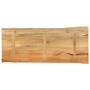 Tablero de mesa borde natural madera maciza mango 140x60x2,5 cm de , Tableros para mesas - Ref: Foro24-370721, Precio: 120,02...