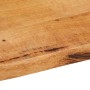 Tablero de mesa borde natural madera maciza mango 140x60x2,5 cm de , Tableros para mesas - Ref: Foro24-370721, Precio: 120,02...