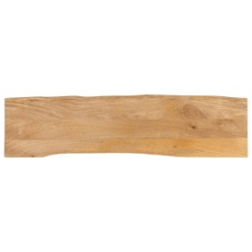 Massivholz-Tischplatte mit natürlicher Kante aus Mangoholz 180x40x3,8 cm. von , Tischplatten - Ref: Foro24-370737, Preis: 299...