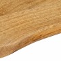 Solid mango wood natural edge table top 180x40x3.8 cm by , Table tops - Ref: Foro24-370737, Price: 298,83 €, Discount: %