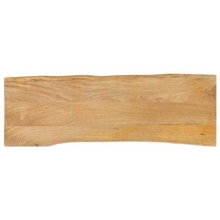 Solid mango wood natural edge table top 140x40x3.8 cm by , Table tops - Ref: Foro24-370735, Price: 95,99 €, Discount: %