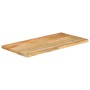 Tablero de mesa borde natural madera maciza mango 100x60x3,8 cm de , Tableros para mesas - Ref: Foro24-370742, Precio: 84,74 ...