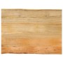 Tablero de mesa borde natural madera maciza mango 80x60x3,8 cm de , Tableros para mesas - Ref: Foro24-370740, Precio: 63,15 €...