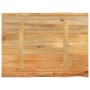 Solid mango wood natural edge table top 80x60x3.8 cm by , Table tops - Ref: Foro24-370740, Price: 63,15 €, Discount: %