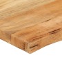 Solid mango wood natural edge table top 80x60x3.8 cm by , Table tops - Ref: Foro24-370740, Price: 63,15 €, Discount: %