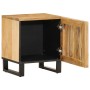 Solid rough mango wood bedside table 40x33x46 cm by , Nightstands - Ref: Foro24-377416, Price: 67,88 €, Discount: %