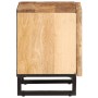 Solid rough mango wood bedside table 40x33x46 cm by , Nightstands - Ref: Foro24-377416, Price: 67,88 €, Discount: %