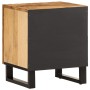 Solid rough mango wood bedside table 40x33x46 cm by , Nightstands - Ref: Foro24-377416, Price: 67,88 €, Discount: %