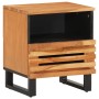 Mesita de noche de madera maciza de acacia 40x33x46 cm de , Mesitas de noche - Ref: Foro24-377468, Precio: 72,99 €, Descuento: %