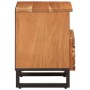 Mesita de noche de madera maciza de acacia 40x33x46 cm de , Mesitas de noche - Ref: Foro24-377468, Precio: 72,99 €, Descuento: %