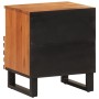 Mesita de noche de madera maciza de acacia 40x33x46 cm de , Mesitas de noche - Ref: Foro24-377468, Precio: 72,99 €, Descuento: %