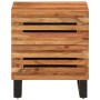 Mesita de noche de madera maciza de acacia 40x33x46 cm de , Mesitas de noche - Ref: Foro24-377428, Precio: 84,02 €, Descuento: %