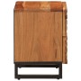 Mesita de noche de madera maciza de acacia 40x33x46 cm de , Mesitas de noche - Ref: Foro24-377428, Precio: 84,02 €, Descuento: %