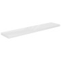 Floating wall shelf 2 pcs glossy white MDF 120x23.5x3.8 cm by vidaXL, Shelves and shelves - Ref: Foro24-323758, Price: 52,16 ...