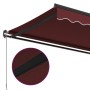 Manual retractable awning in burgundy color, 450x350 cm. by , Awnings - Ref: Foro24-3215002, Price: 413,46 €, Discount: %