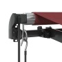 Automatic retractable awning with burgundy LEDs 500x350 cm by , Awnings - Ref: Foro24-3215009, Price: 655,55 €, Discount: %