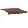 Manual retractable brown awning 300x250 cm by , Awnings - Ref: Foro24-3215738, Price: 196,37 €, Discount: %