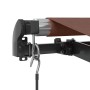 Manual retractable brown awning 300x250 cm by , Awnings - Ref: Foro24-3215738, Price: 196,37 €, Discount: %