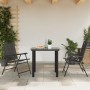 Folding garden chairs 2 units steel and gray melange textilene by , Garden chairs - Ref: Foro24-360197, Price: 95,23 €, Disco...