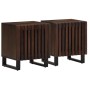 Mesitas de noche 2 uds madera maciza de mango 40x33x46 cm de , Mesitas de noche - Ref: Foro24-377421, Precio: 121,30 €, Descu...