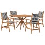 5-piece solid acacia wood garden dining set by , Garden sets - Ref: Foro24-3283576, Price: 390,64 €, Discount: %