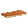 Tablero de mesa rectangular borde natural acacia 120x60x2,5 cm de , Tableros para mesas - Ref: Foro24-370624, Precio: 102,27 ...