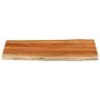 Tablero de mesa rectangular borde natural acacia 120x60x2,5 cm de , Tableros para mesas - Ref: Foro24-370624, Precio: 102,27 ...